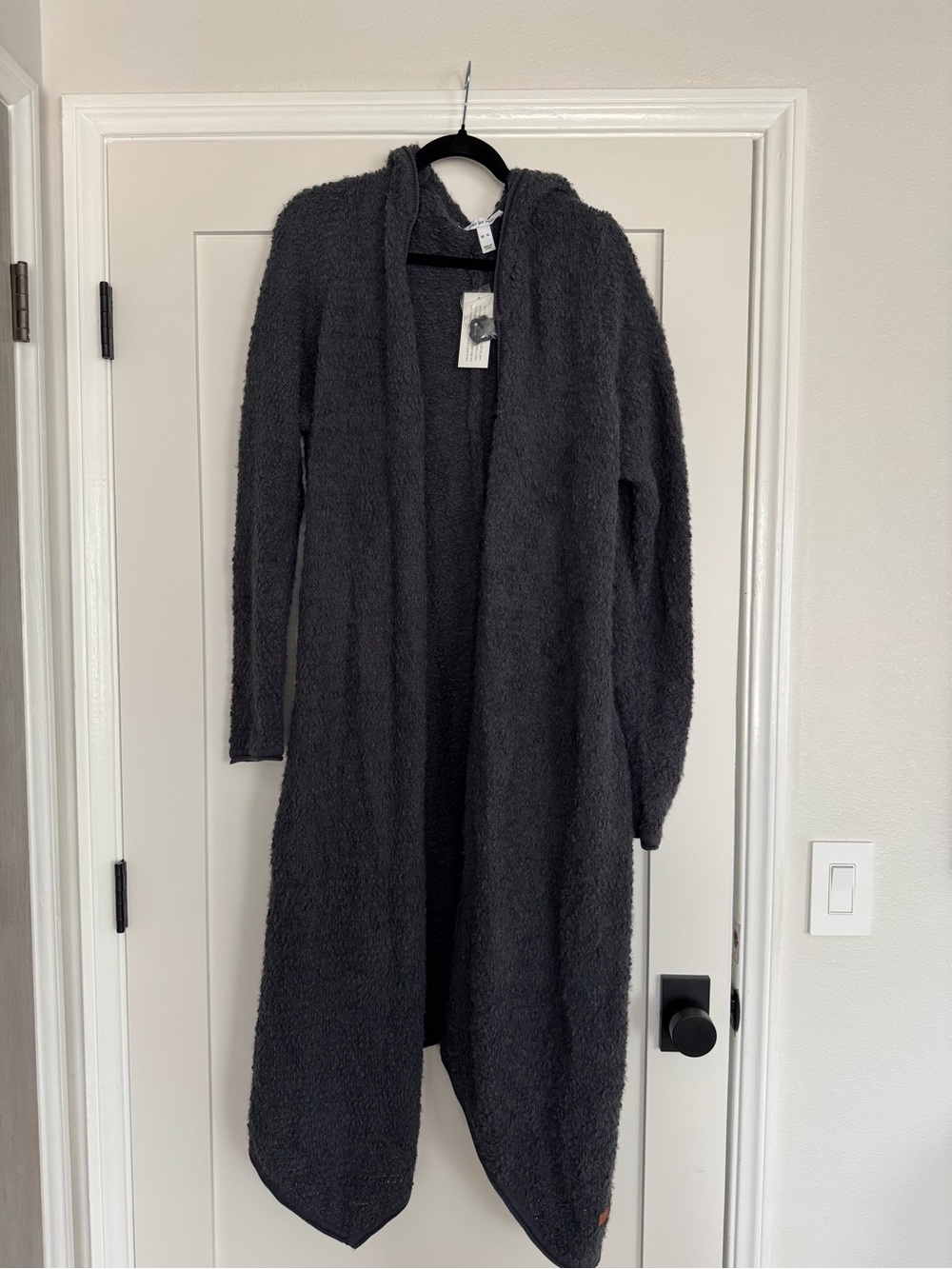 Peace Love World | Hooded Long Duster Cardigan | Size XL